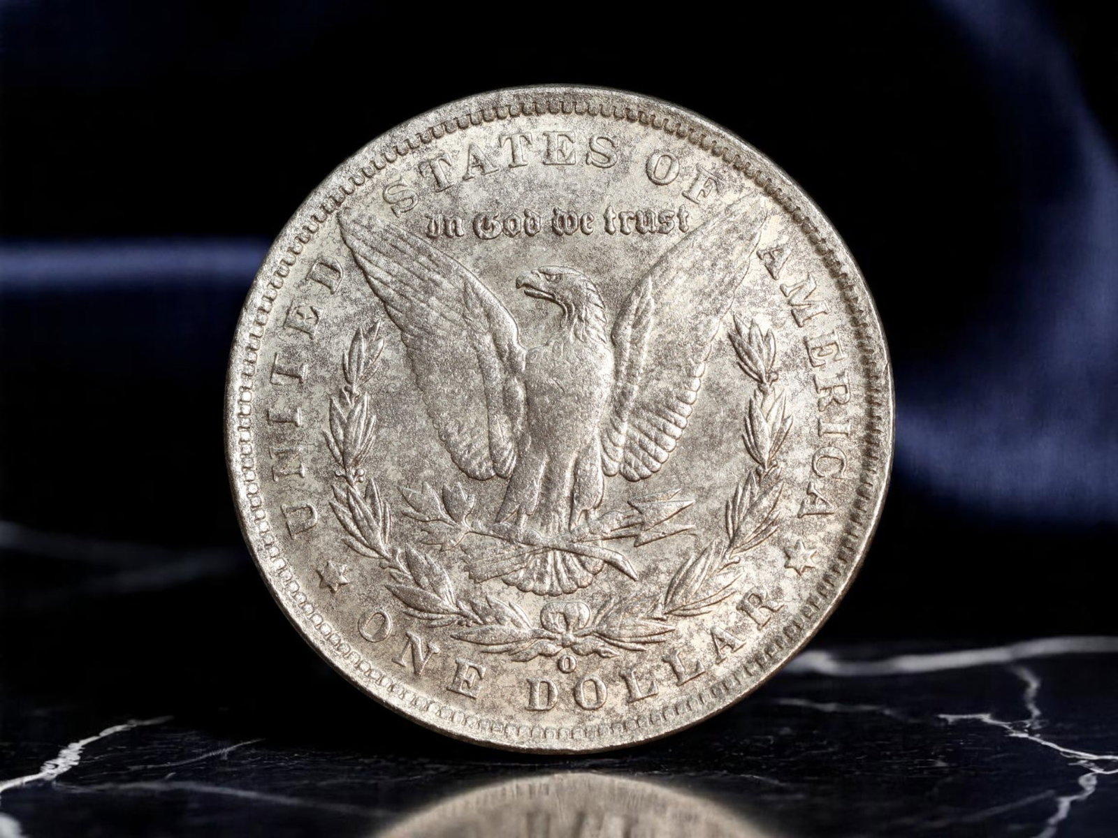 UNITED STATES: Liberty Ascendant - Morgan Dollar Tribute Coin (Modern Striking), 1883 Style, 37mm: Strikingly reimagined in silvered detail, this modern striking captures the powerful visual legacy of the 1883 Morgan Dollar-an emblem of post-Civil War renewal and economic ambition. Liberty appears 