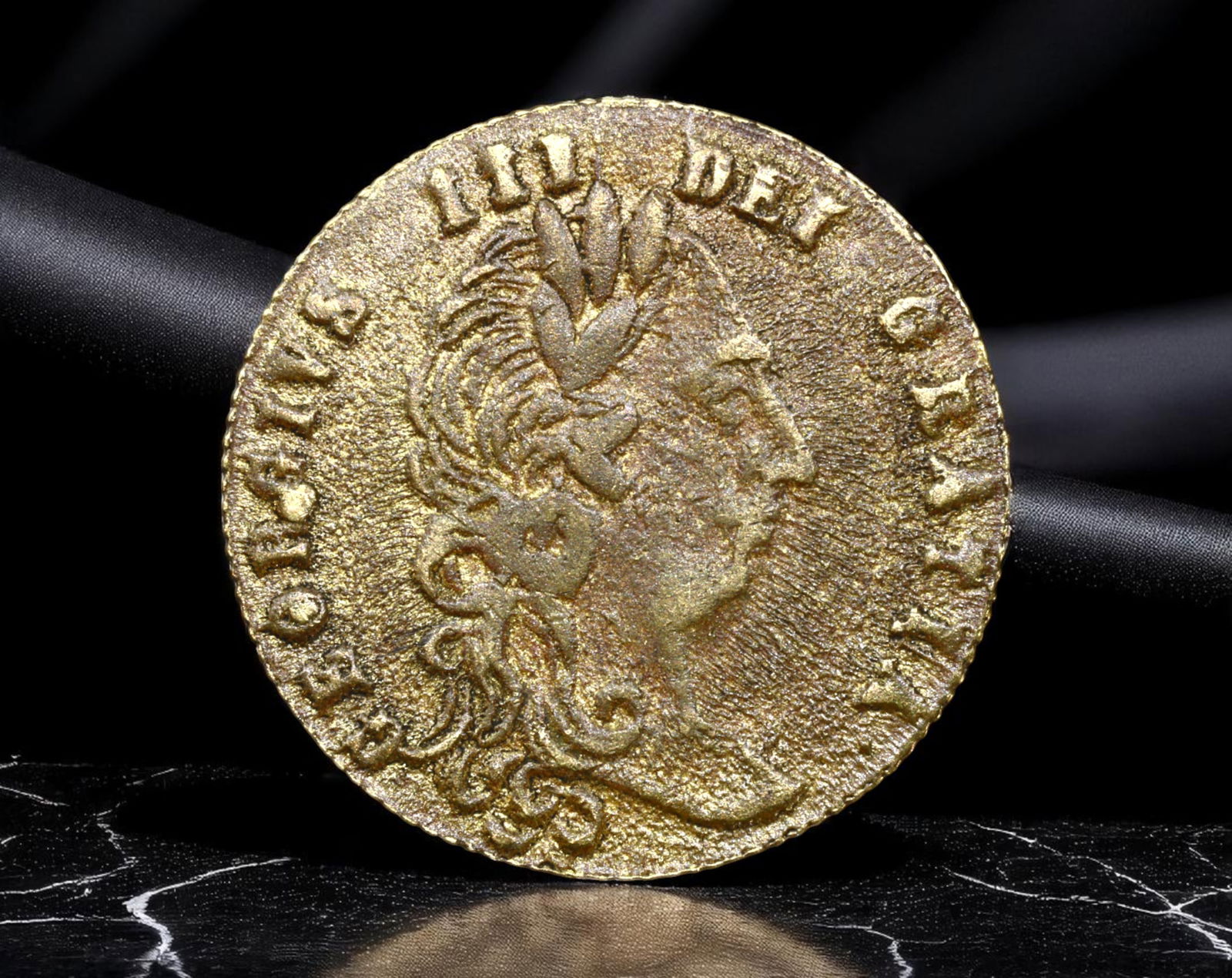 UNITED KINGDOM: George III - "Good Old Days" Nostalgic Brass Token, 1788, 20mm (1 of 2)