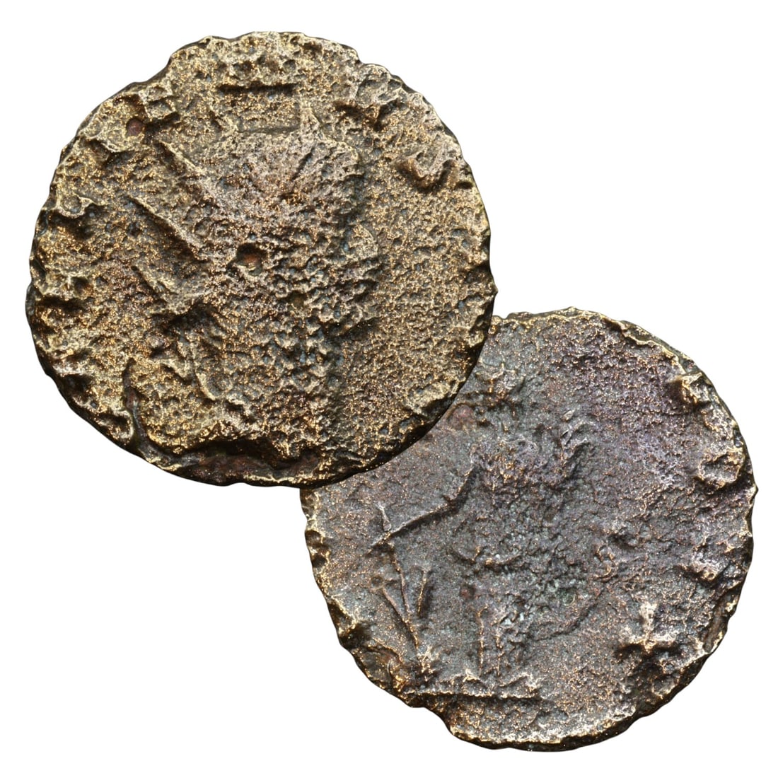 ANCIENT ROMAN EMPIRE: Ancient AE Bronze Coin Issue, 16mm: Issued during one of the most transformative epochs of the Roman Empire, this bronze coin embodies the endurance and adaptability of Roman statecraft across centuries. Its compact flan and timeworn su