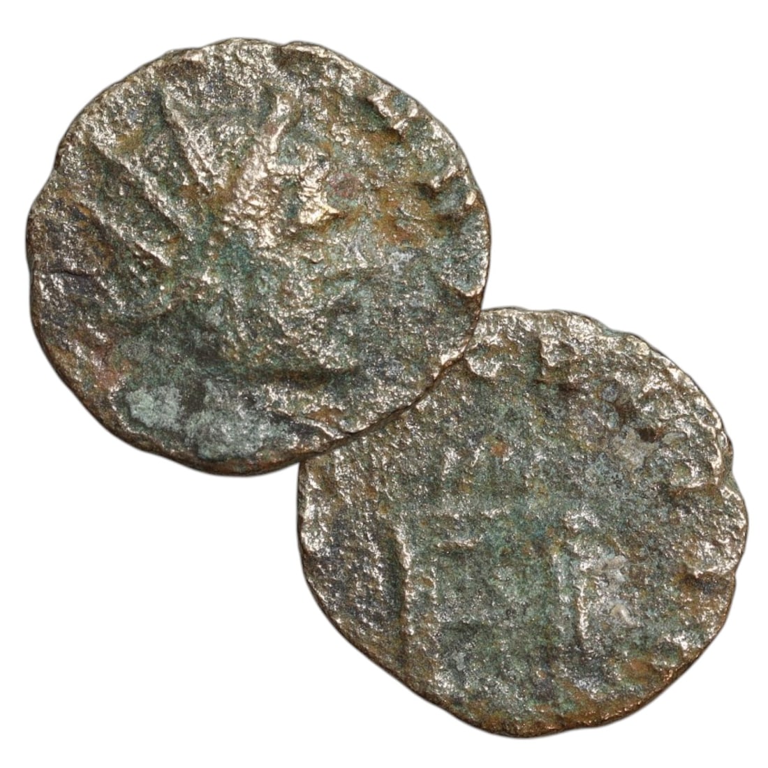 ANCIENT ROMAN EMPIRE: Ancient AE Bronze Coin Issue, 16mm: Issued during one of the most transformative epochs of the Roman Empire, this bronze coin embodies the endurance and adaptability of Roman statecraft across centuries. Its compact flan and timeworn su