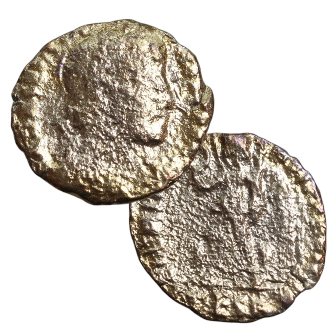 ANCIENT ROMAN EMPIRE: Ancient AE Bronze Coin Issue, 16mm: Issued during one of the most transformative epochs of the Roman Empire, this bronze coin embodies the endurance and adaptability of Roman statecraft across centuries. Its compact flan and timeworn su