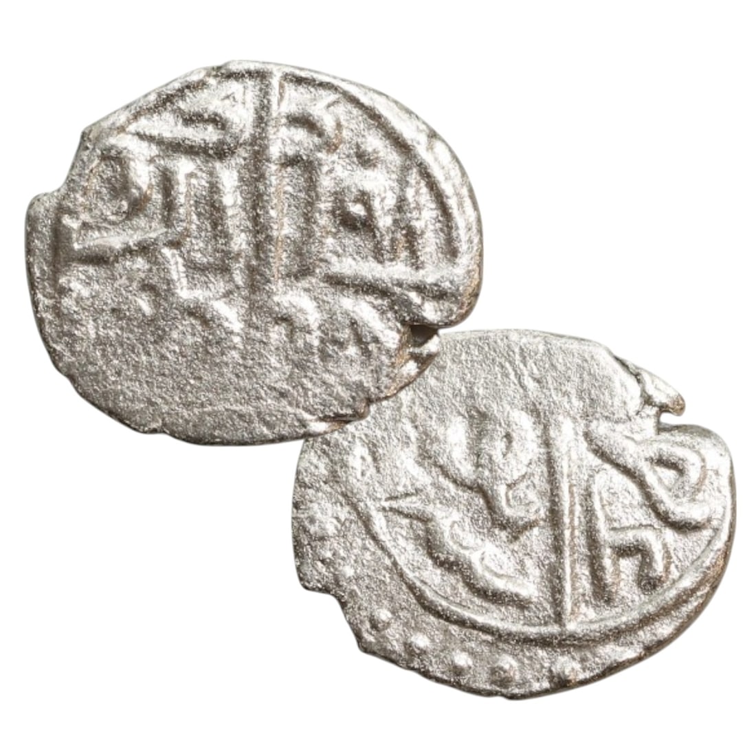 Medieval Crimean Khanate Silver Coin, c. 15th-17th Century CE: This diminutive yet historically significant silver coin, hails from the Crimean Khanate-one of the most powerful successor states of the Golden Horde and a prominent player in the geopolitical landsc