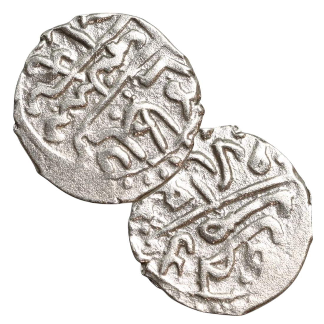 Medieval Crimean Khanate Silver Coin, c. 15th-17th Century CE: This diminutive yet historically significant silver coin, hails from the Crimean Khanate-one of the most powerful successor states of the Golden Horde and a prominent player in the geopolitical landsc