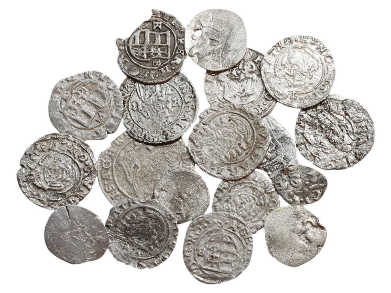 CENTRAL EUROPE: Medieval and Renaissance - Hammered Silver Coin Lot, 15th-17th Century (1 of 1)