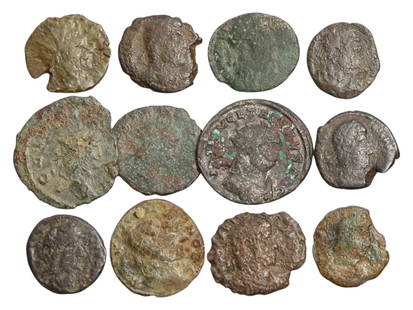 Timed Lot Auction - Historic Coins by the Hundreds, Sold As Is: In this special auction day, we present a broad and historically layered offering of numismatic material spanning ancient empires to modern post-war Europe. To accommodate the extensive diversity of c