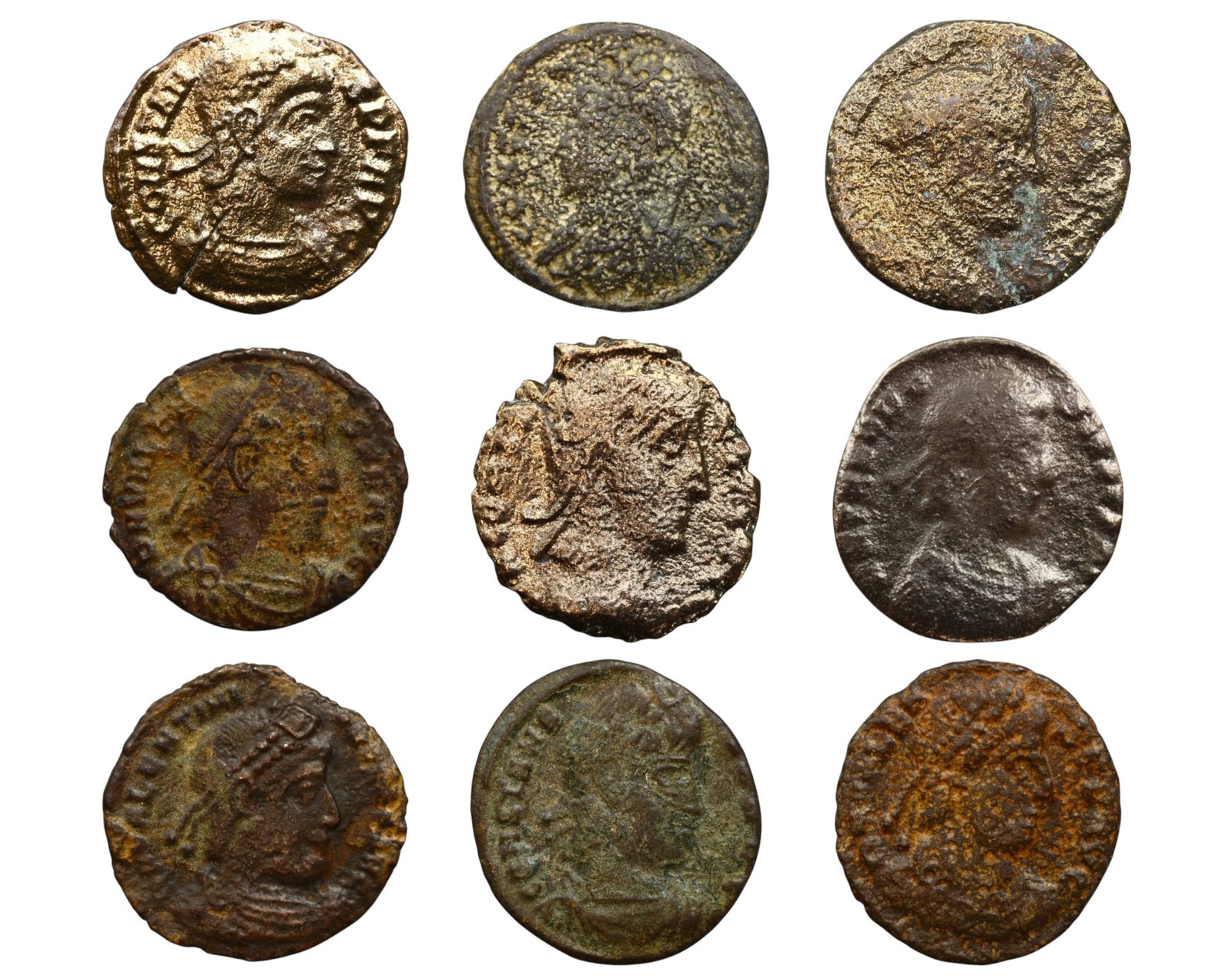 Timed Lot Auction - Historic Coins by the Hundreds, Sold As Is: In this special auction day, we present a broad and historically layered offering of numismatic material spanning ancient empires to modern post-war Europe. To accommodate the extensive diversity of c