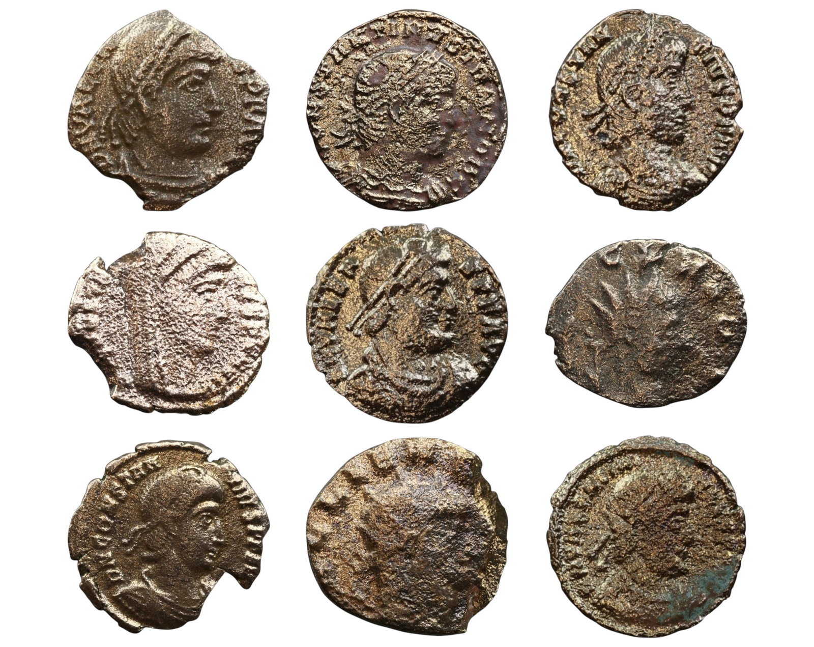 Timed Lot Auction - Historic Coins by the Hundreds, Sold As Is: In this special auction day, we present a broad and historically layered offering of numismatic material spanning ancient empires to modern post-war Europe. To accommodate the extensive diversity of c