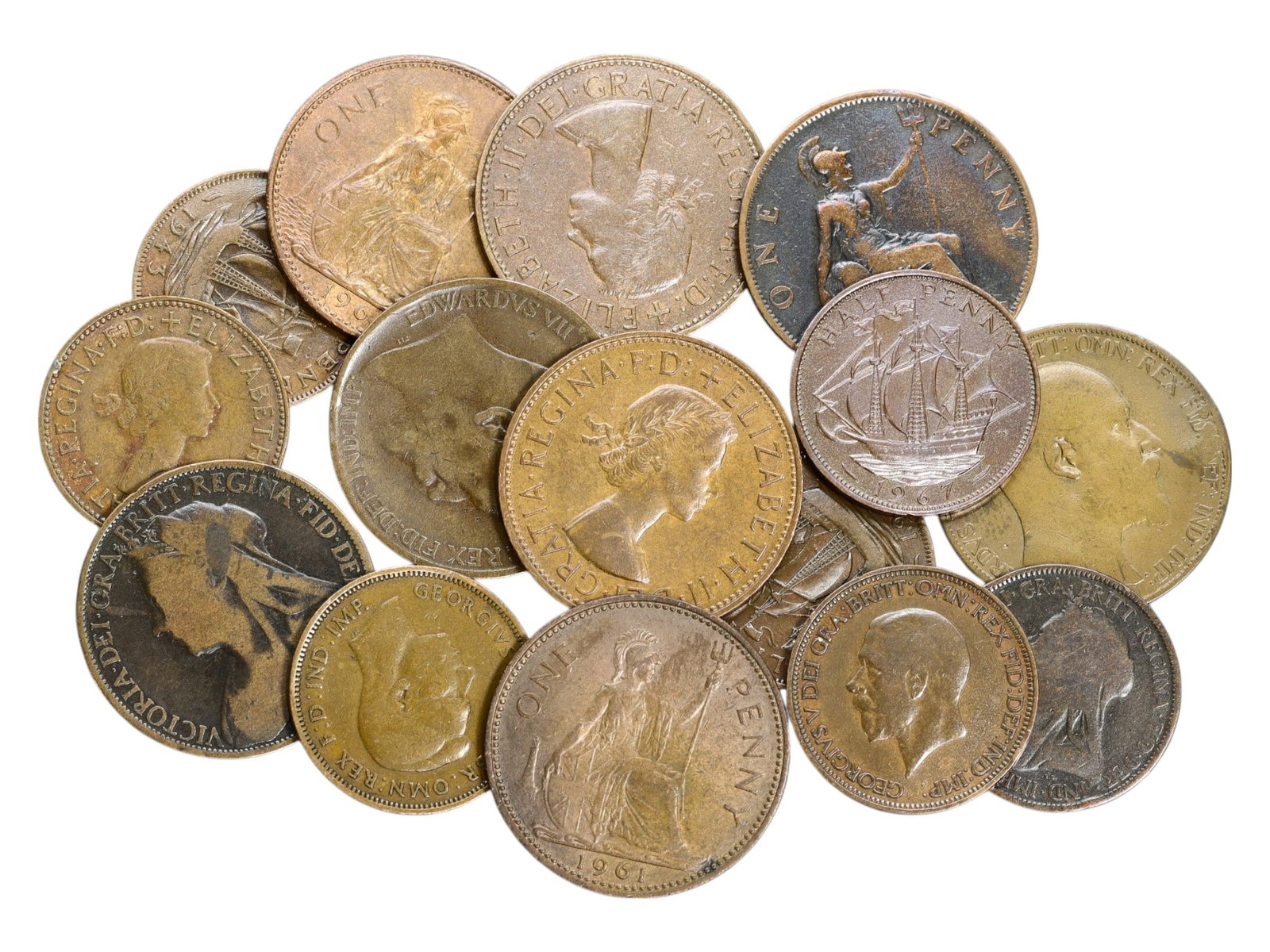 Timed Lot Auction - Historic Coins by the Hundreds, Sold As Is: In this special auction day, we present a broad and historically layered offering of numismatic material spanning ancient empires to modern post-war Europe. To accommodate the extensive diversity of c