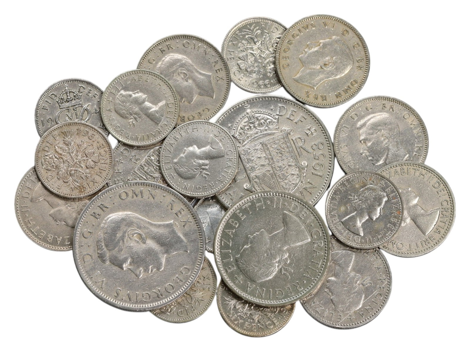 Timed Lot Auction - Historic Coins by the Hundreds, Sold As Is: In this special auction day, we present a broad and historically layered offering of numismatic material spanning ancient empires to modern post-war Europe. To accommodate the extensive diversity of c