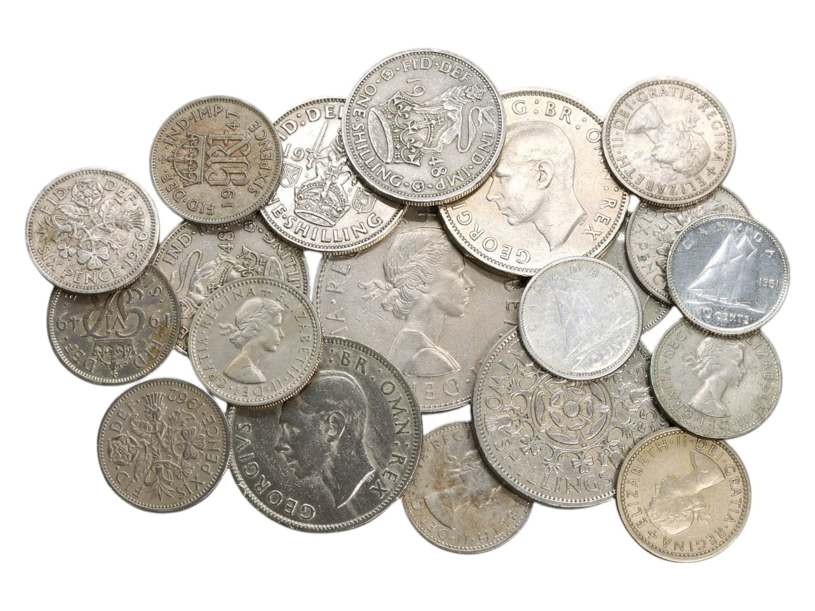 Timed Lot Auction - Historic Coins by the Hundreds, Sold As Is: In this special auction day, we present a broad and historically layered offering of numismatic material spanning ancient empires to modern post-war Europe. To accommodate the extensive diversity of c