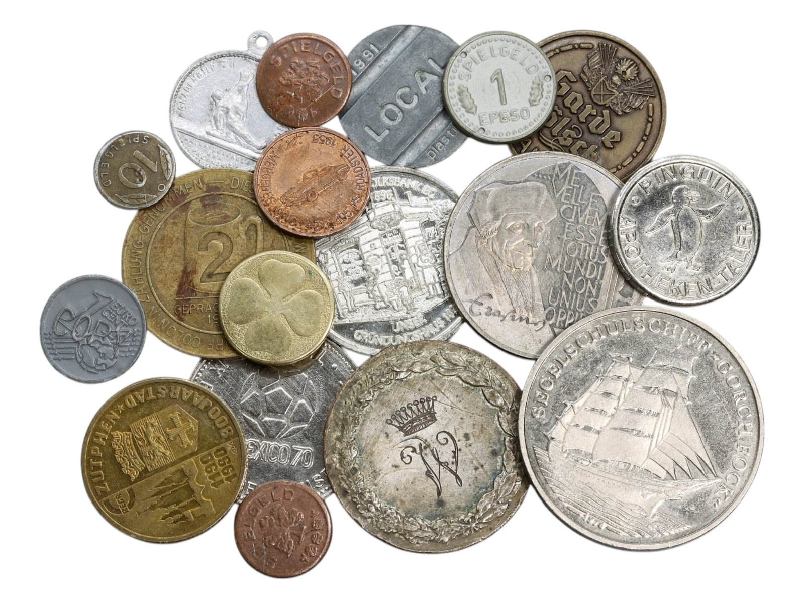 Timed Lot Auction - Historic Coins by the Hundreds, Sold As Is: In this special auction day, we present a broad and historically layered offering of numismatic material spanning ancient empires to modern post-war Europe. To accommodate the extensive diversity of c