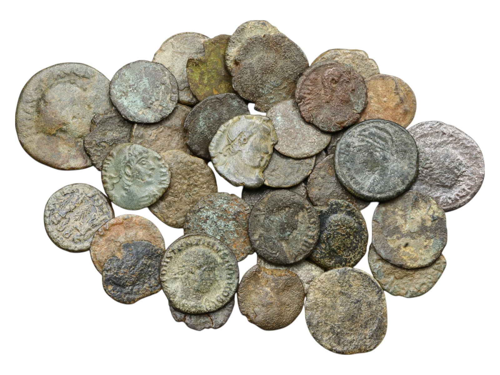 Timed Lot Auction - Historic Coins by the Hundreds, Sold As Is: In this special auction day, we present a broad and historically layered offering of numismatic material spanning ancient empires to modern post-war Europe. To accommodate the extensive diversity of c