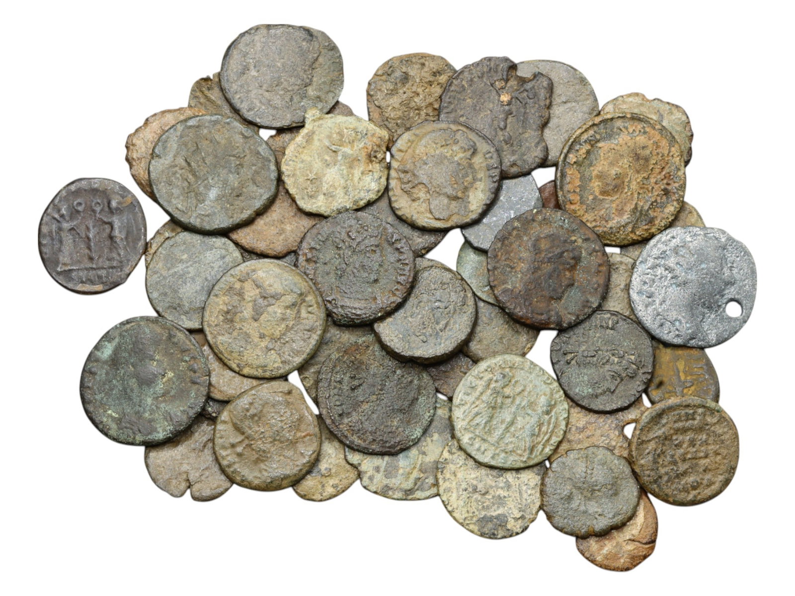 Timed Lot Auction - Historic Coins by the Hundreds, Sold As Is: In this special auction day, we present a broad and historically layered offering of numismatic material spanning ancient empires to modern post-war Europe. To accommodate the extensive diversity of c