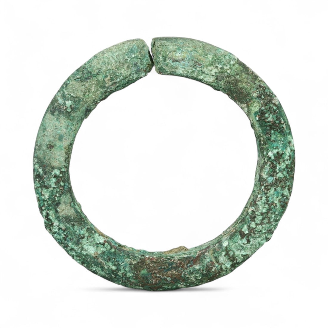 Ancient Celtic Ritual Currency Bracelet, Thick-Cast Bronze Trade Ring, c. 800-500 BCE (1 of 2)