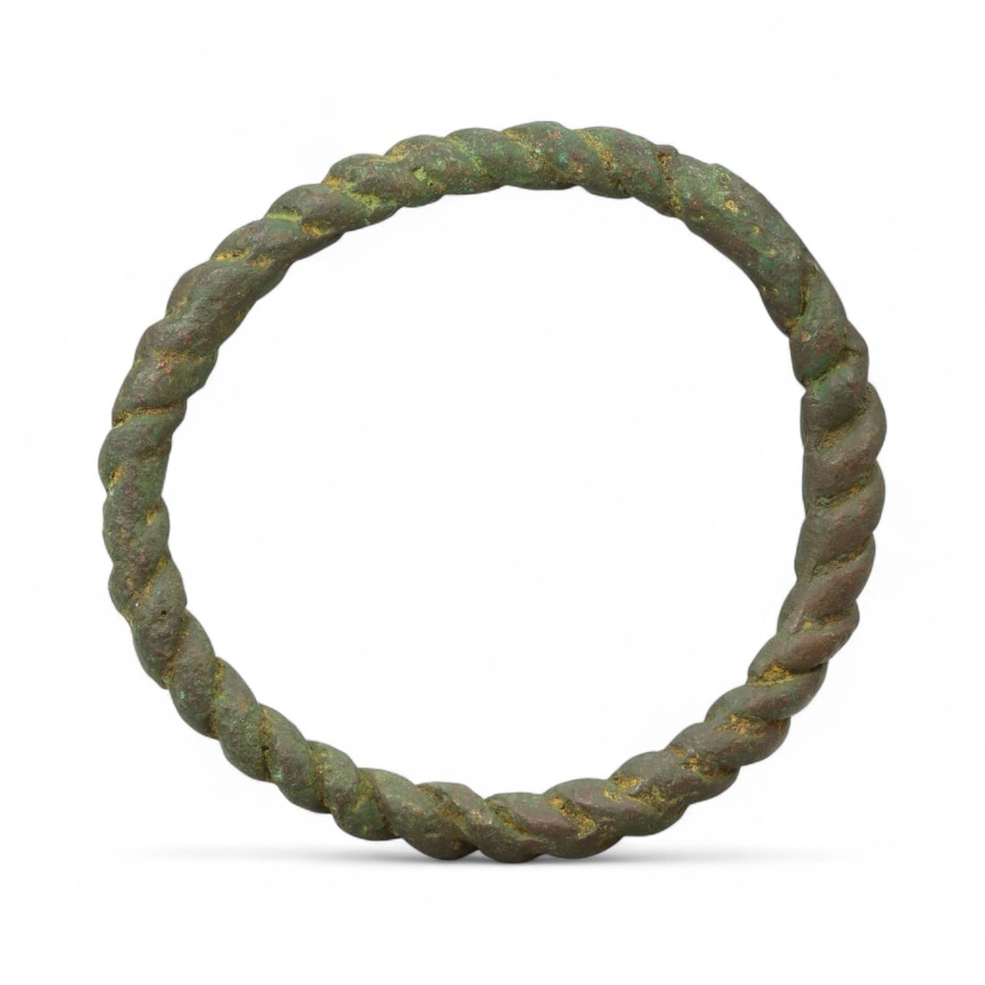 Ancient Celtic Twisted-Rod Bronze Bracelet, c. 3rd-1st Century BCE (1 of 2)