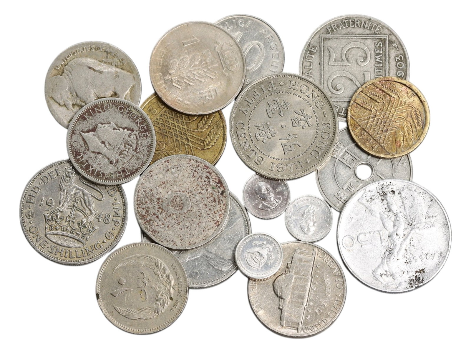 Timed Lot Auction - Historic Coins by the Hundreds, Sold As Is: In this special auction day, we present a broad and historically layered offering of numismatic material spanning ancient empires to modern post-war Europe. To accommodate the extensive diversity of c