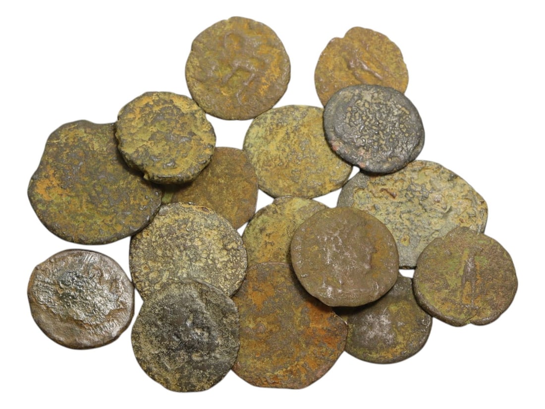 Timed Lot Auction - Historic Coins by the Hundreds, Sold As Is: In this special auction day, we present a broad and historically layered offering of numismatic material spanning ancient empires to modern post-war Europe. To accommodate the extensive diversity of c