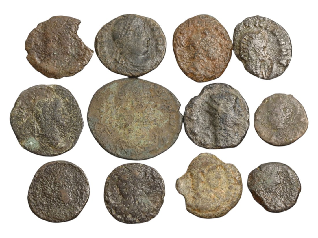 Timed Lot Auction - Historic Coins by the Hundreds, Sold As Is: In this special auction day, we present a broad and historically layered offering of numismatic material spanning ancient empires to modern post-war Europe. To accommodate the extensive diversity of c