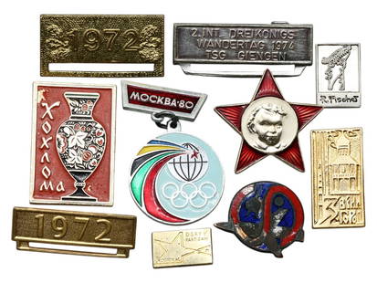 Timed Lot Auction - Historic Badges by the Hundreds, Sold As Is: In this special auction day, we present a broad and historically layered offering of numismatic material spanning ancient empires to modern post-war Europe. To accommodate the extensive diversity of c
