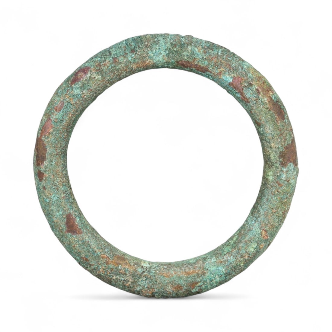 Medieval Eastern European Heavy Bronze Trade and Ritual Bracelet, c. 10th-13th Century CE (1 of 2)