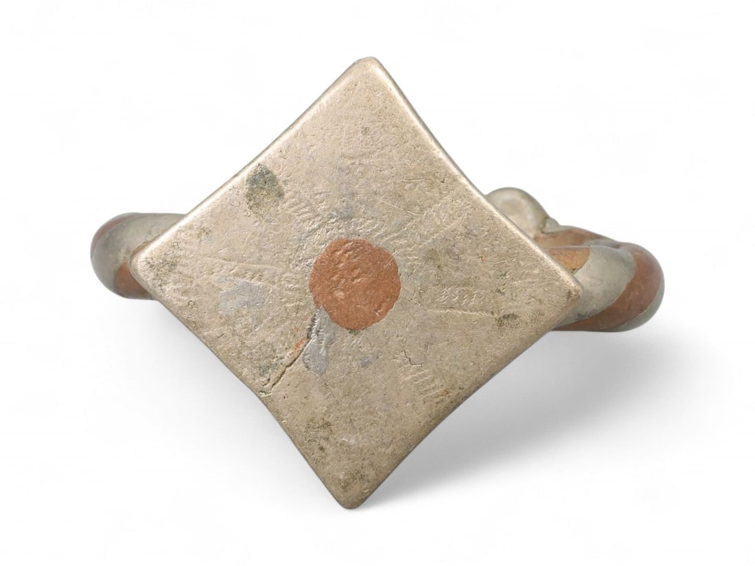 Post-Medieval North African Cosmic Rings Motif Bi-Metallic Bracelet, c. 18th-19th Century CE (1 of 2)