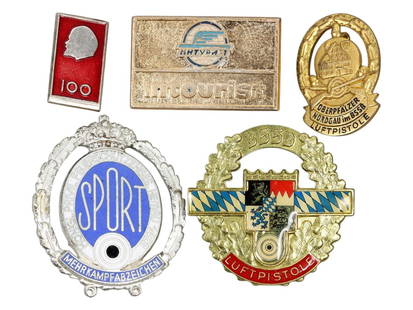 Timed Lot Auction - Historic Badges by the Hundreds, Sold As Is: In this special auction day, we present a broad and historically layered offering of numismatic material spanning ancient empires to modern post-war Europe. To accommodate the extensive diversity of c