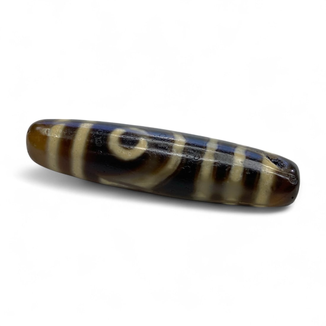 Ancient Tibetan 2-Eye Agate Dzi Bead of Harmony and Duality, 22g (1 of 5)