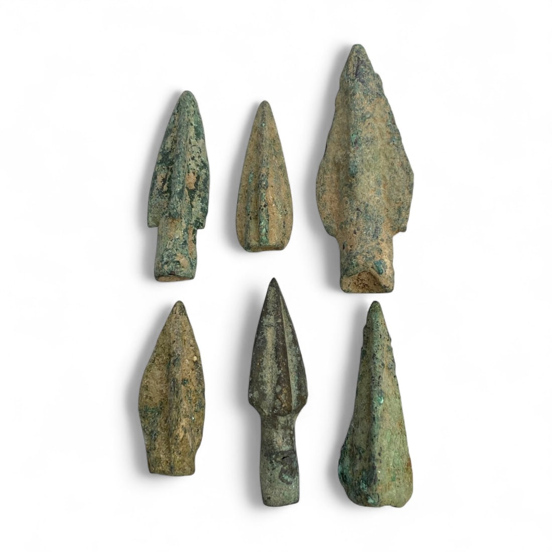 Ancient Near Eastern Warrior Bronze Socketed Arrowhead Collection, c. 9th-6th Century BCE, 26g (1 of 2)