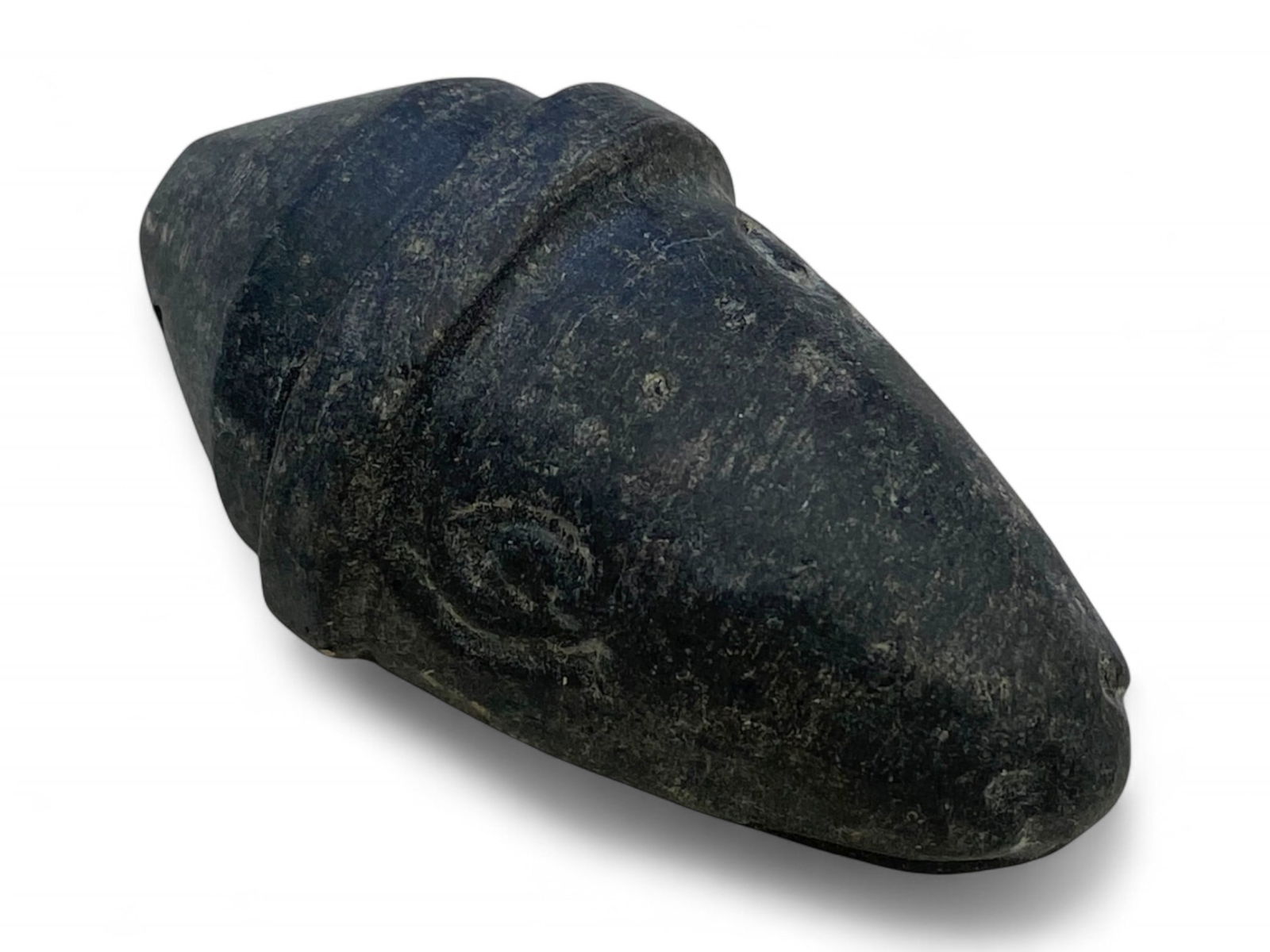 Ancient Near Eastern Zoomorphic Ritual Stone Weight in Fish Form, c. 2nd Millennium BCE, 103g (1 of 4)