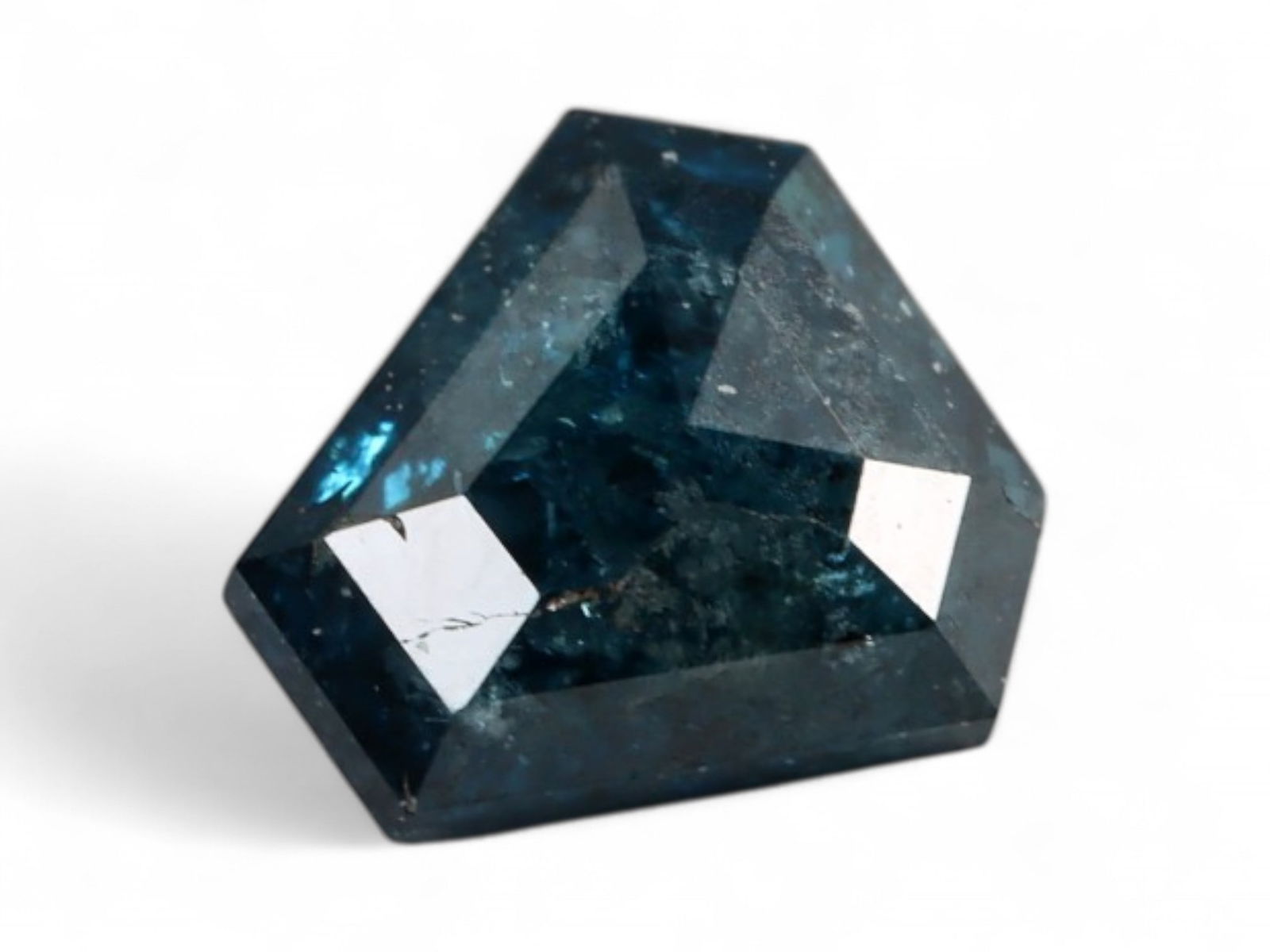 0.28ct Natural FANCY GREEN Diamond, Irradiated, 4.1mm (1 of 2)