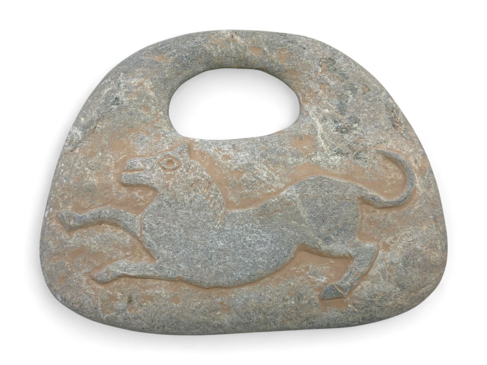Ancient Bactrian Double-Sided Zoomorphic Chlorite Weight, c. 3rd Millennium BCE, 2800g (1 of 4)