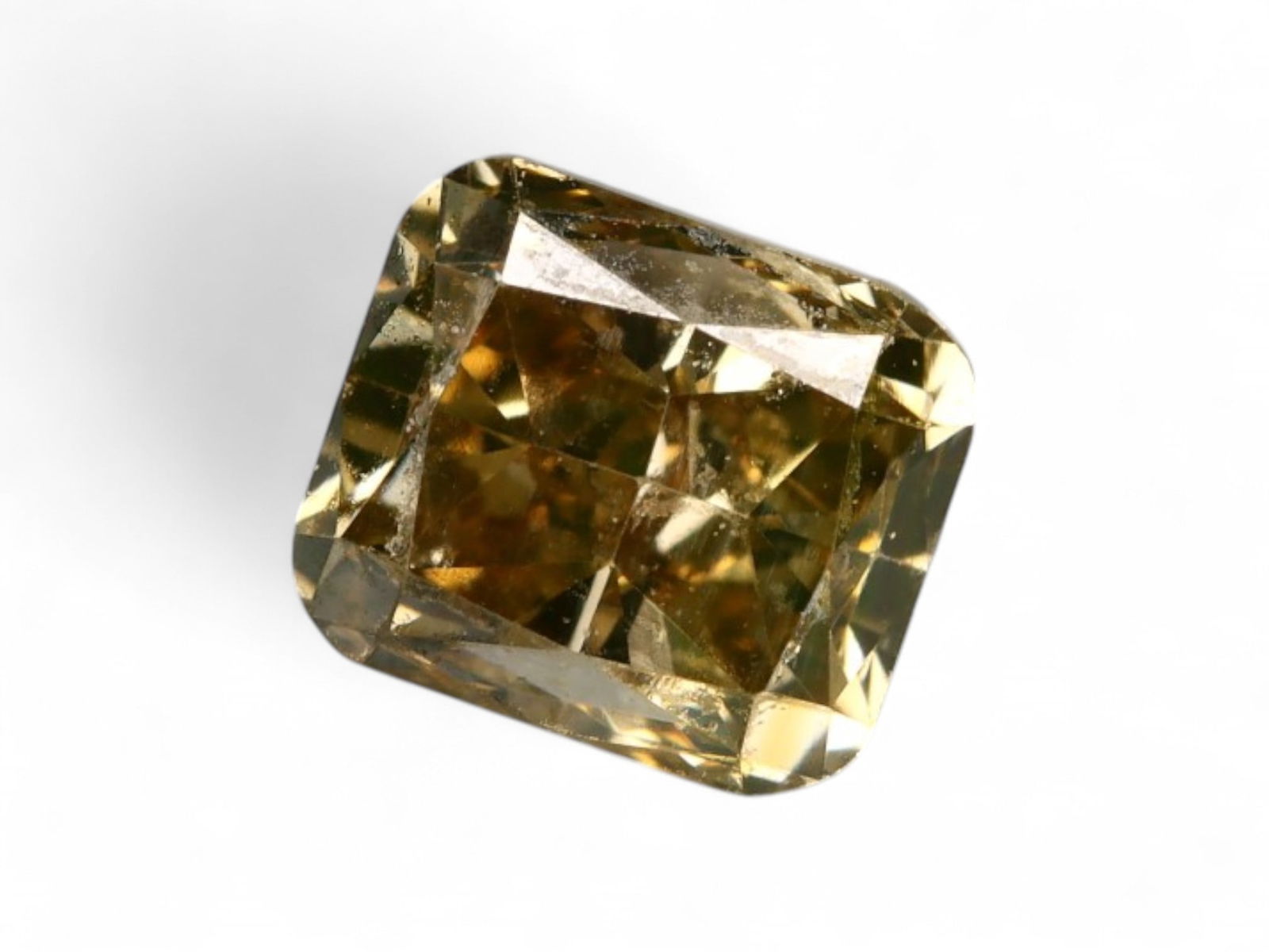0.36Ct Natural Fancy Yellow Diamond, 3.7mm: Glowing with soft golden intensity, its faceted dome captures warm ambient light, displaying gentle flashes of lemon-gold and honey tones. A lively and elegant option for accent settings or centerpiec