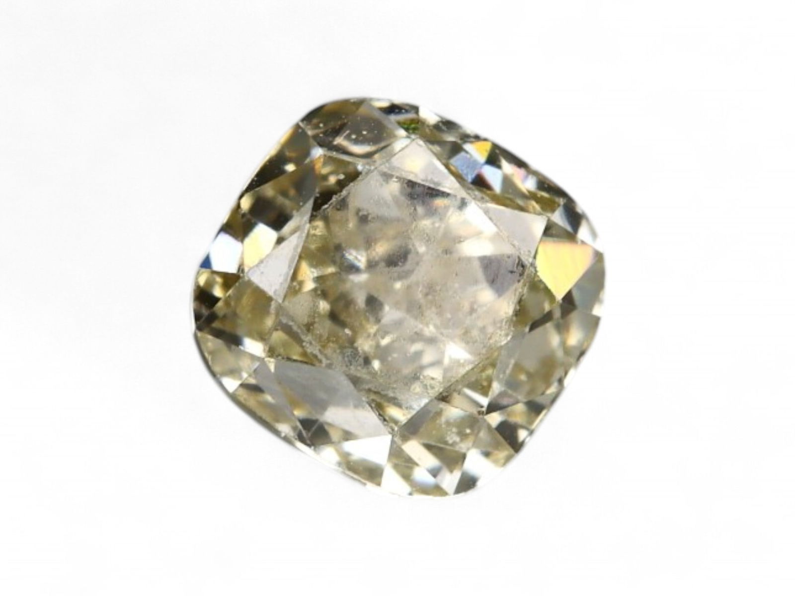 0.24Ct Natural Fancy Yellow Diamond, 3.3mm: Glowing with soft golden intensity, its faceted dome captures warm ambient light, displaying gentle flashes of lemon-gold and honey tones. A lively and elegant option for accent settings or centerpiec