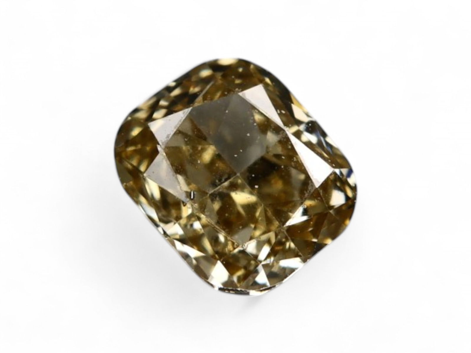 0.22Ct Natural Fancy Yellow Diamond, 3.8mm: Glowing with soft golden intensity, its faceted dome captures warm ambient light, displaying gentle flashes of lemon-gold and honey tones. A lively and elegant option for accent settings or centerpiec