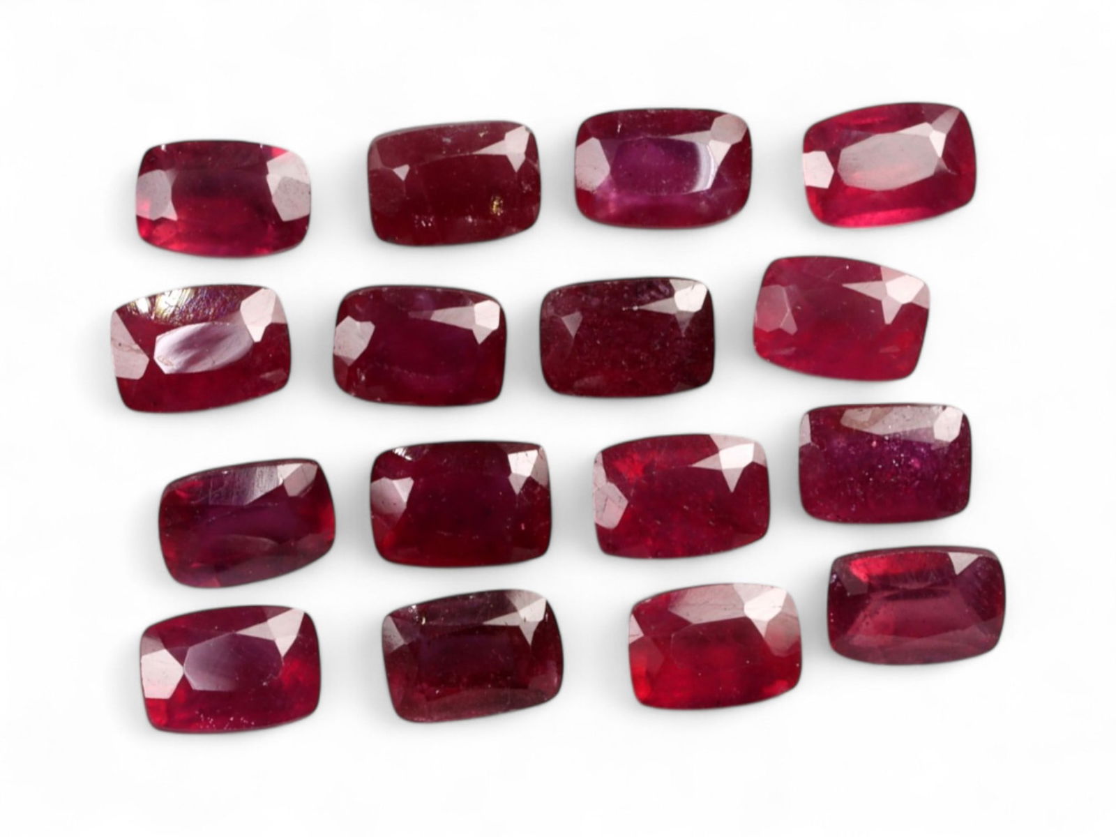 13.95 Carats Deep Red Ruby Lot - Natural Mozambique Stones (1 of 1)