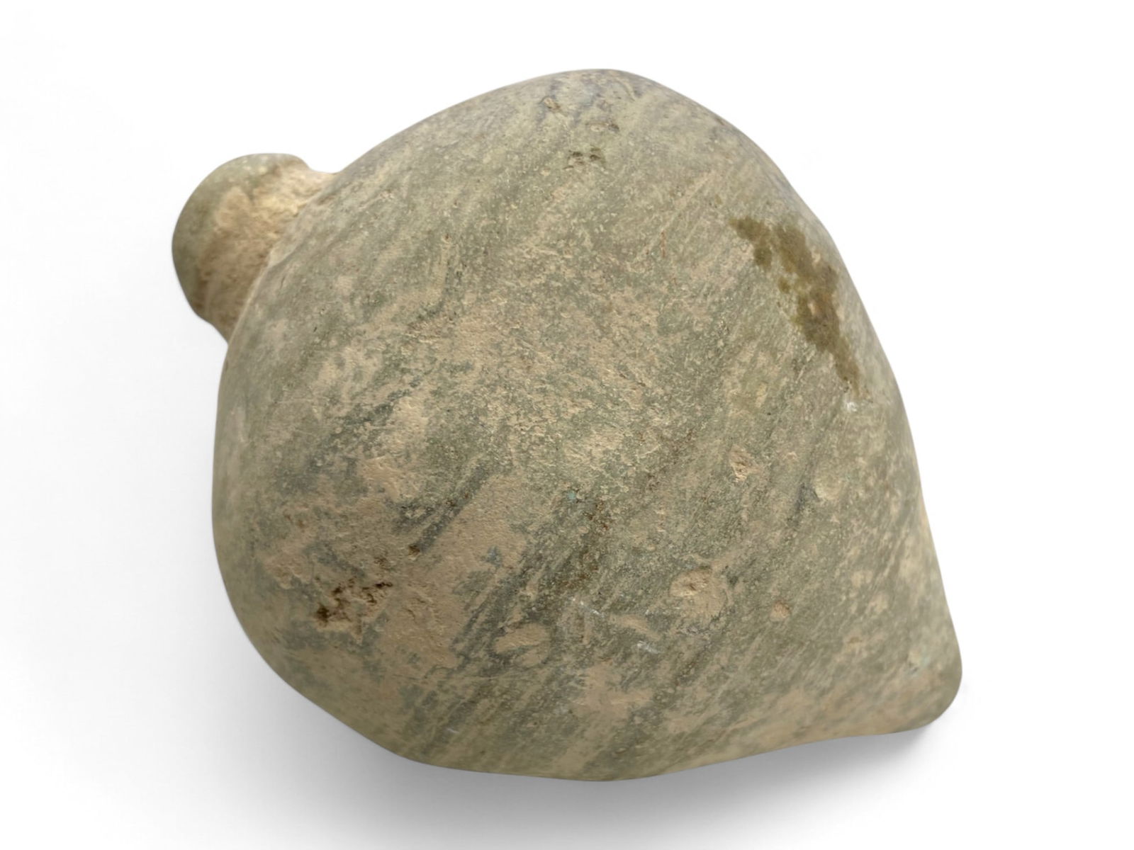 Ancient Medieval Byzantine Stone Hand Grenade, c. 10th-13th Century CE, 509g (1 of 5)