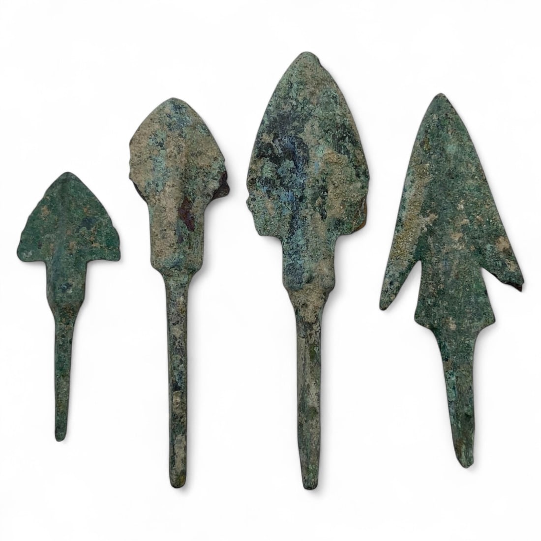 Ancient Near Eastern Bronze Arrowhead Collection of Four Distinct Forms, c. 8th-5th Century BCE, 26g (1 of 1)