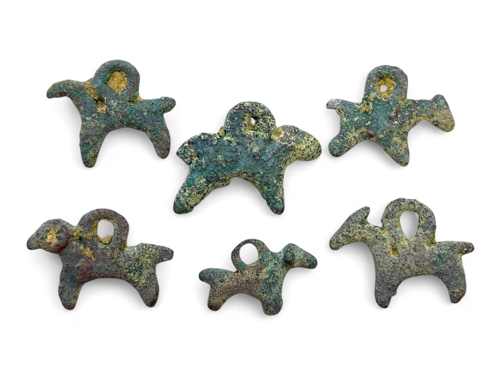 Ancient Scythian Bronze Zoomorphic Animal Amulet Group, c. 6th-3rd Century BCE, 15g (1 of 1)