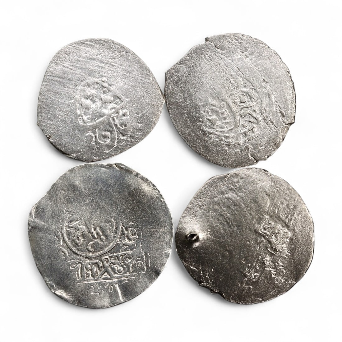 Ancient Medieval Islamic Caliphate Silver Coin Collection, c. 13th-15th Century CE, 20g (1 of 2)