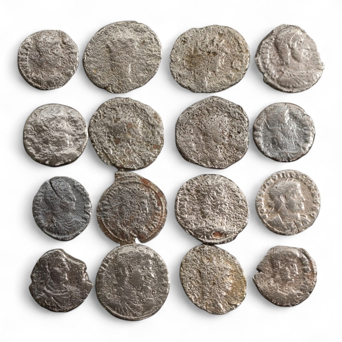 Ancient Roman Bronze Imperial AE3 Coin Collection, c. 4th Century CE, 30 gram (1 of 2)