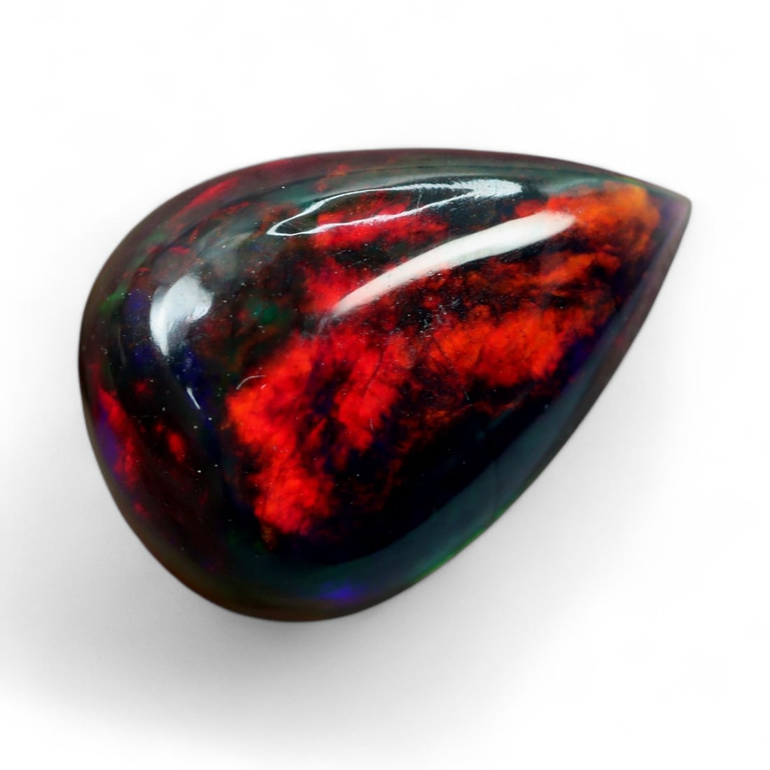 2.65 Carats Fiery Multicolor Black Opal - Natural Welo Stone (1 of 2)