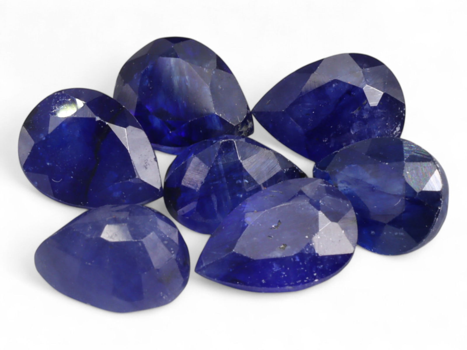 14.69 Carats Deep Blue Sapphire Lot - Natural African Stones (1 of 1)