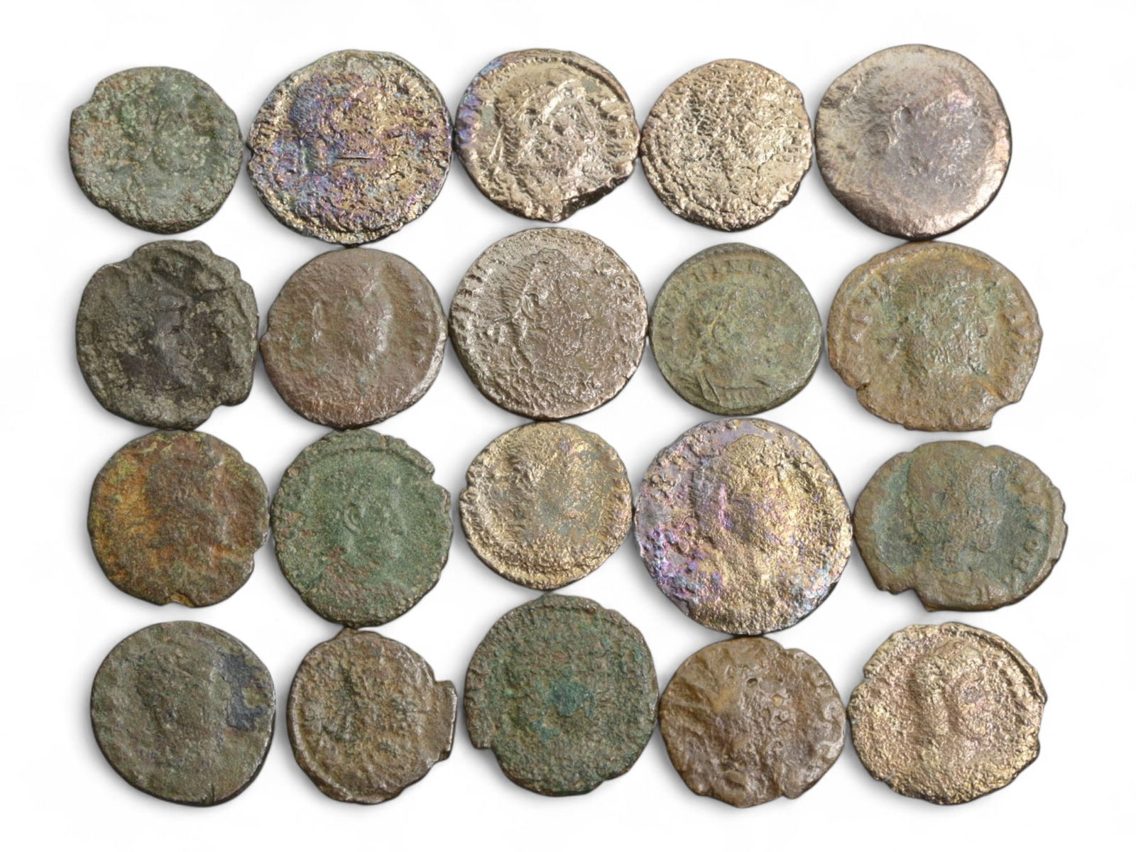 ROMAN EMPIRE: Imperial Era - Provincial & Late Roman AE Coin Lot (20), c.3rd-4th Century, 15-22mm (1 of 2)