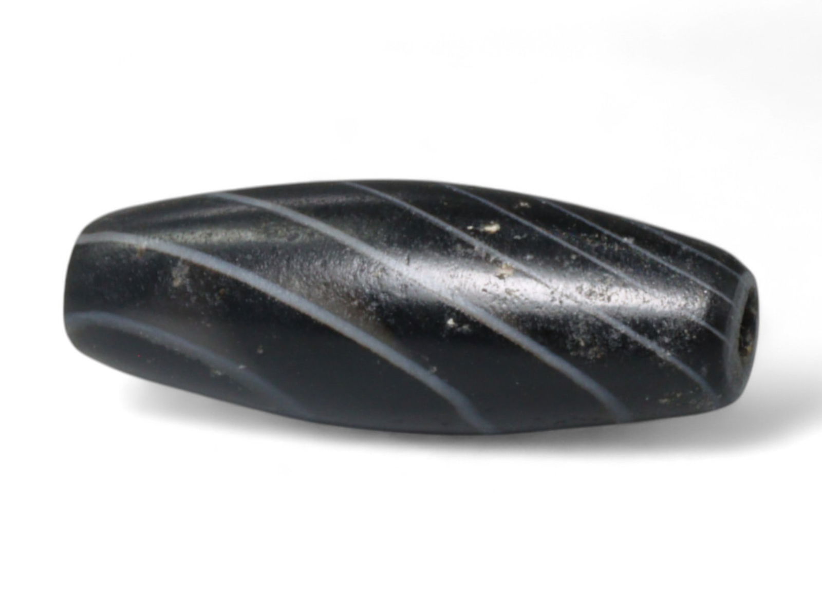 Ancient Medieval Himalayan Eye-Motif Dzi Bead in Agate, c. 10th-15th Century CE, 2cm, 1g (1 of 3)