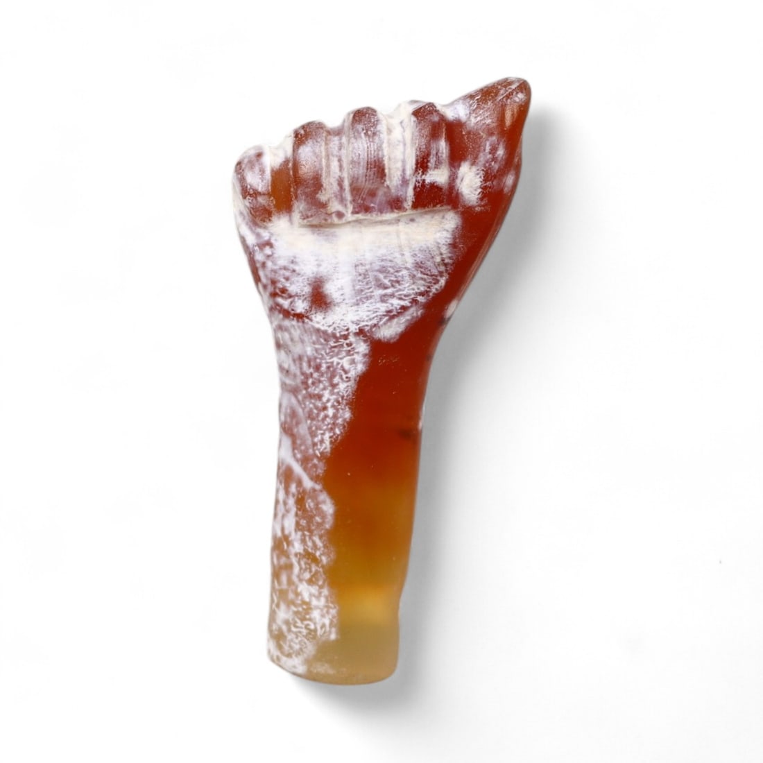 Ancient Egyptian Carnelian Fist Amulet of Vitality and Protection, c. 664-332 BCE (Late Period), (1 of 3)