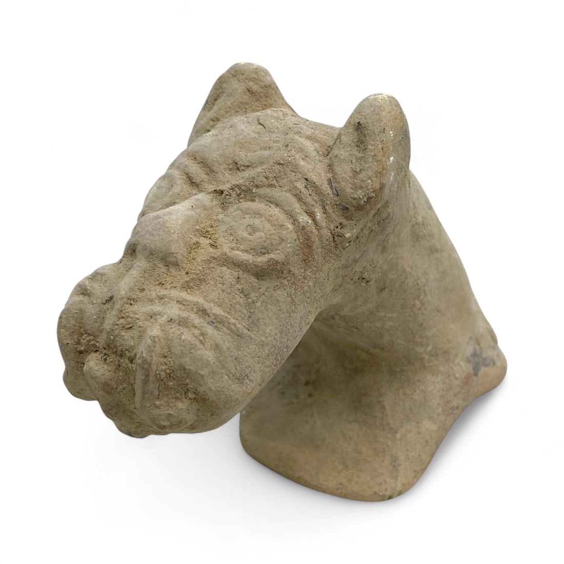 Ancient Greek Terracotta Donkey Bust Votive Sculpture, c. 4th-3rd Century BCE, 140g (1 of 4)