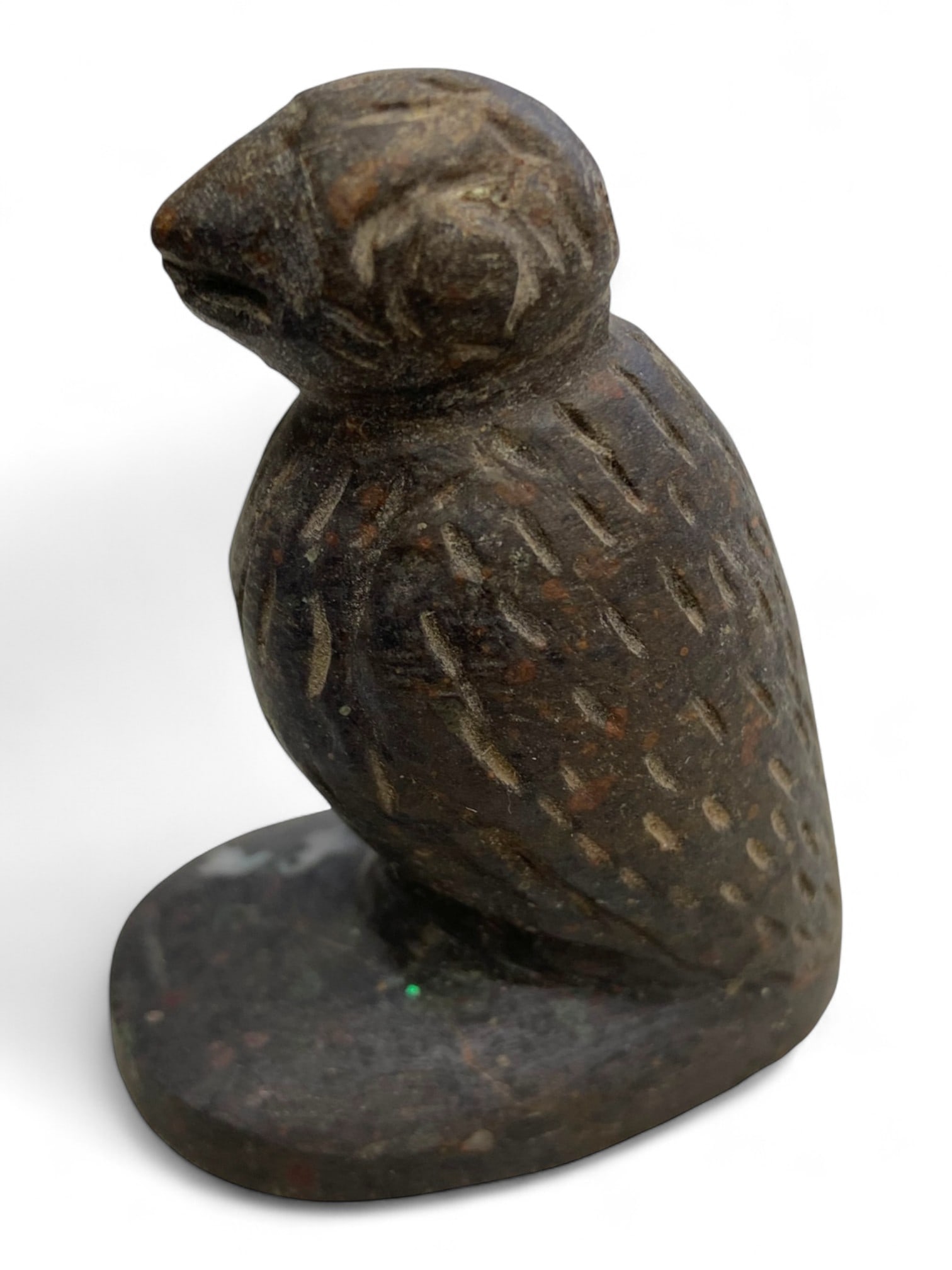 Ancient Bactrian Stone Owl Effigy of Wisdom and Night, c. 2200-1700 BCE, 77g (1 of 4)
