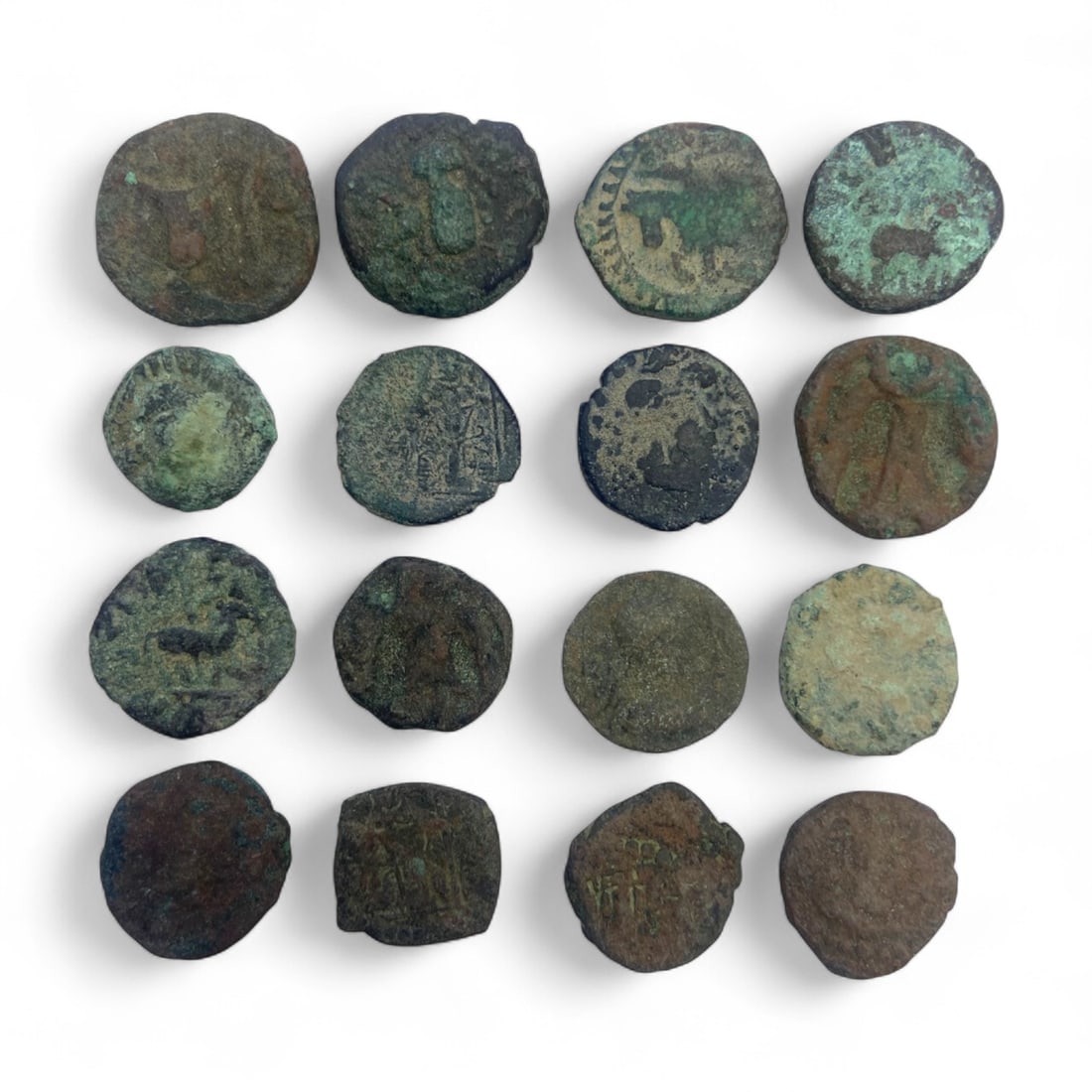 Ancient Indo-Scythian and Kushan Bronze Coin Group, c. 1st Century BCE - 3rd Century CE, 29g (1 of 1)