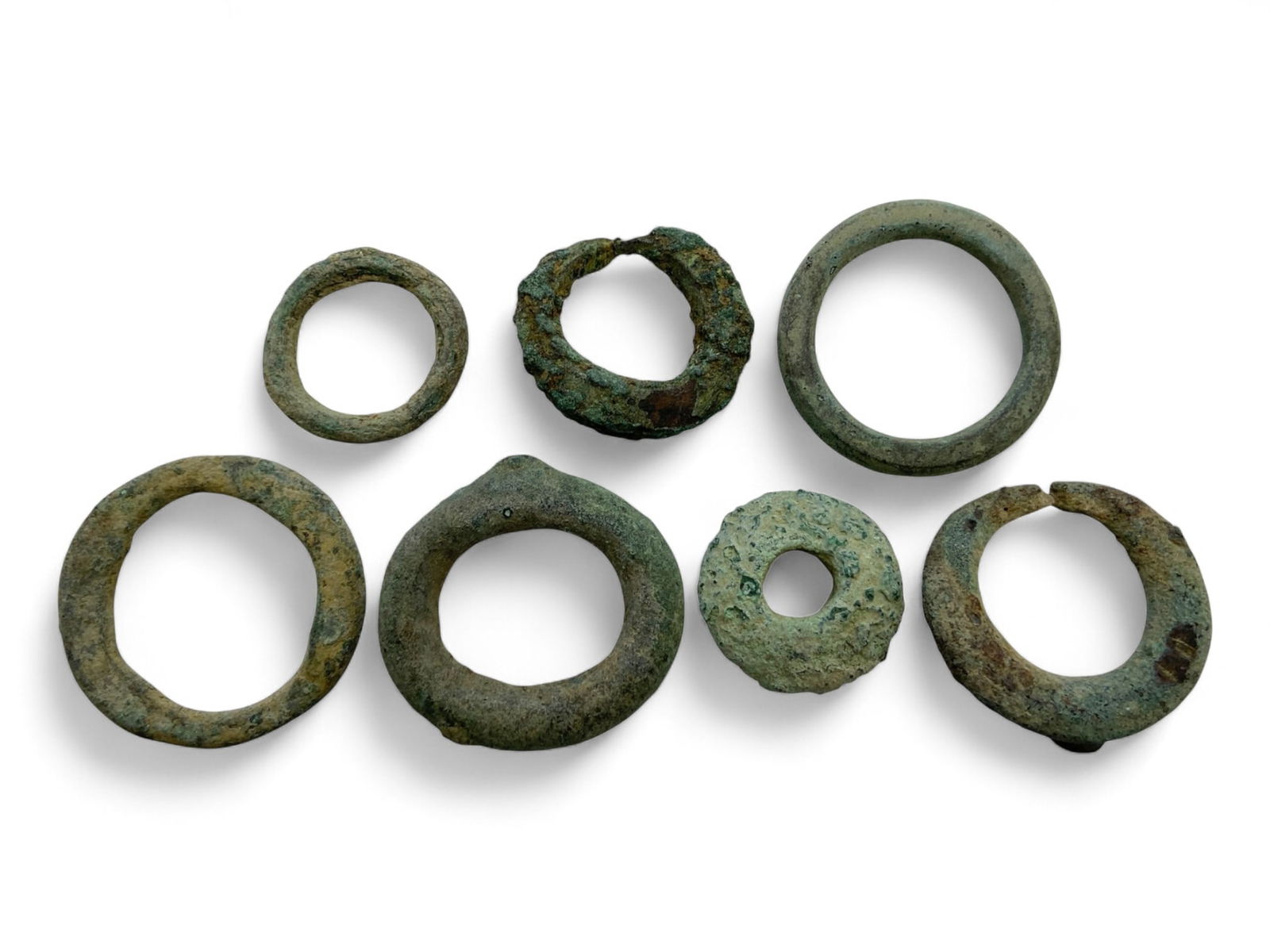 Ancient Celtic Ring Money Proto-Currency Set, c. 8th-4th Century BCE, 58g (1 of 1)