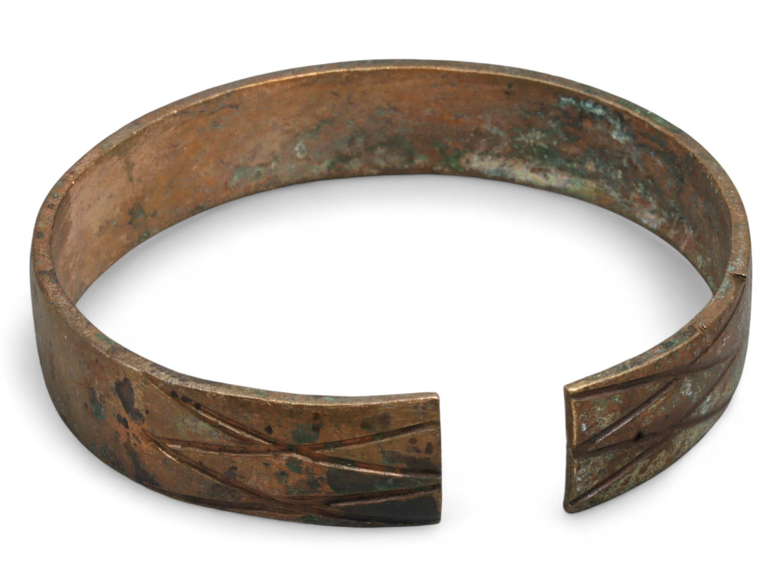 Ancient Roman Bronze Bracelet, c. 1st-3rd Century CE, 7cm, 53g (1 of 3)